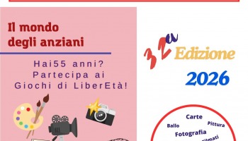 Giochi di LiberEtà ! Dai 55 anni puoi partecipare  alla 32^ edizione - 